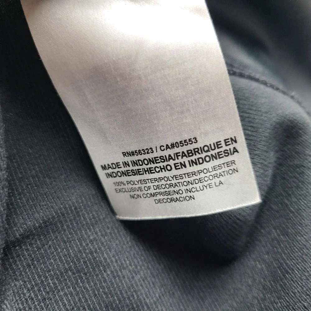 Nike Sweater Mens Large Dark Gray Full‎ Zip Performance Overtime Track Jacket
